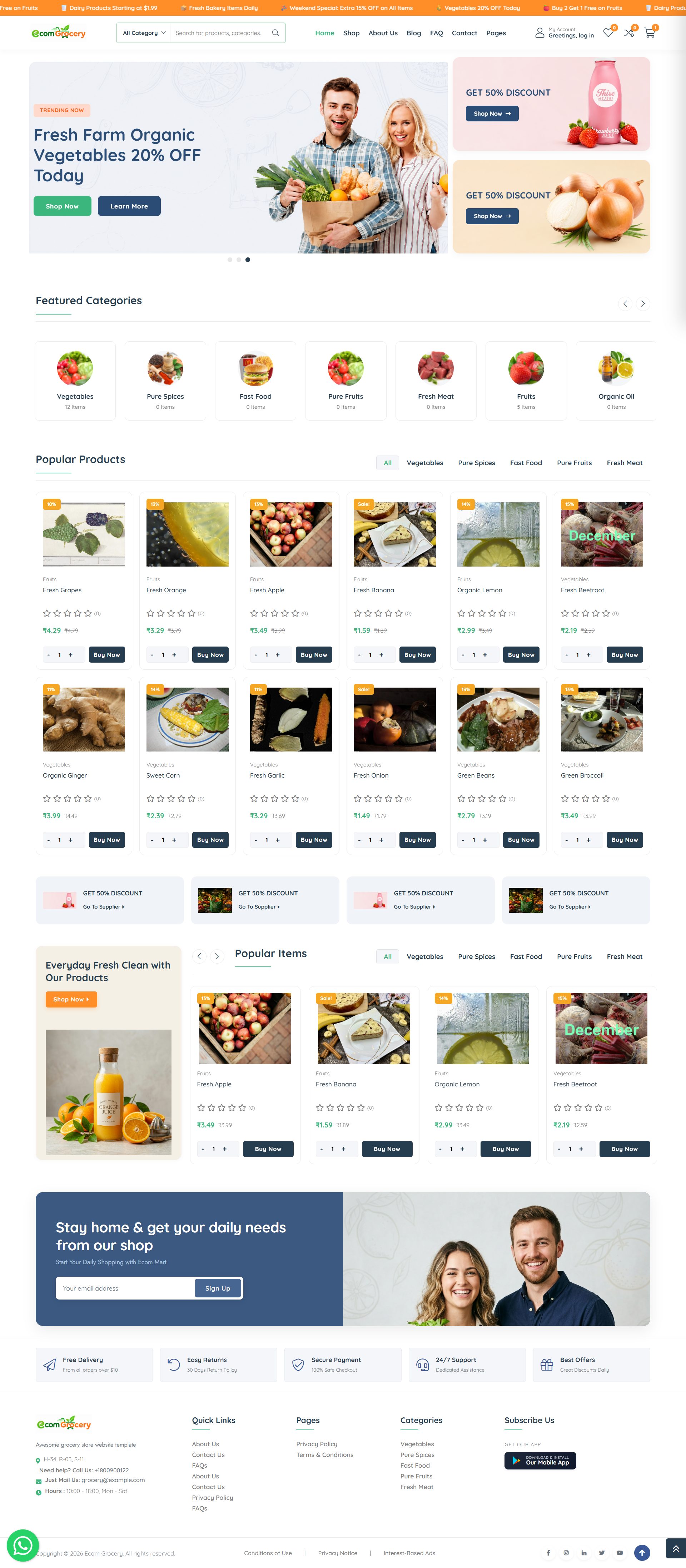 Ecom Grocery